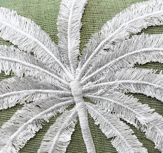 Palma Cushion 50cm Mint COVER ONLY