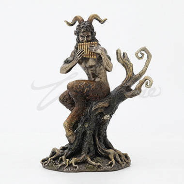 Pan and his Pan Flute Statue