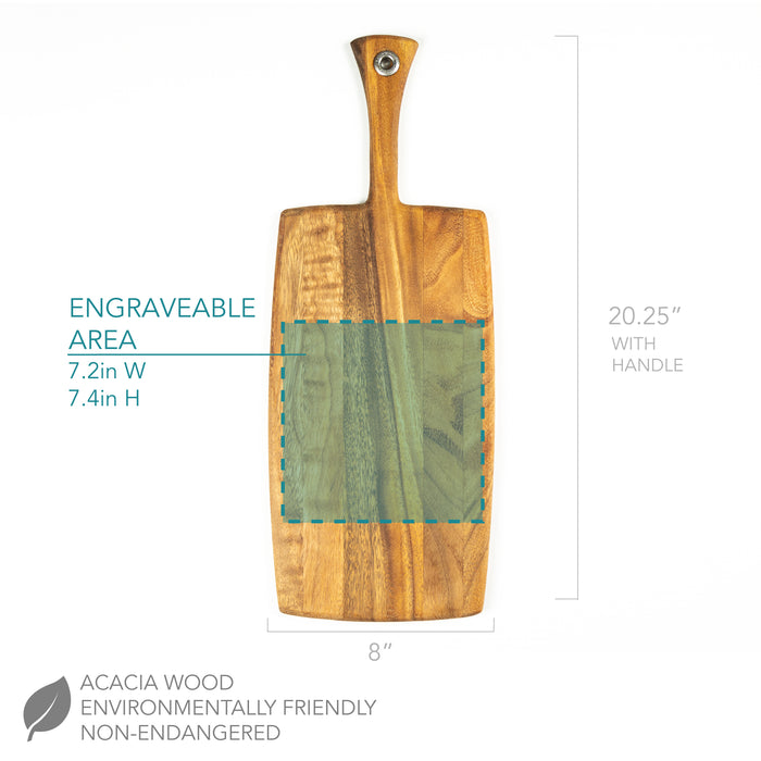 Personalized Cheese Board Rectangle Family Tree - Design: FM1