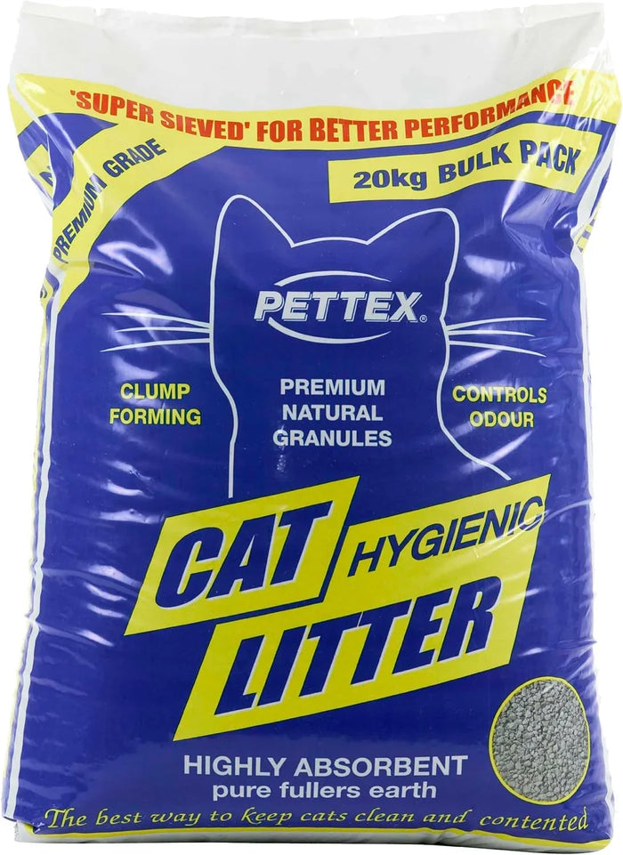 Pettex premium clumping cat litter, 20kg bag