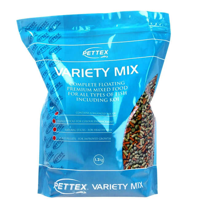 Pettex premium variety pond mix fish food, 1.2kg