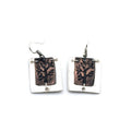 Pewter Earrings - Tree With Frame