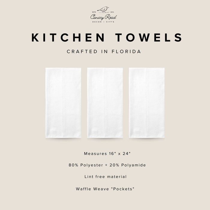 Pickleball Paddle Court Tennis Kitchen Towel
