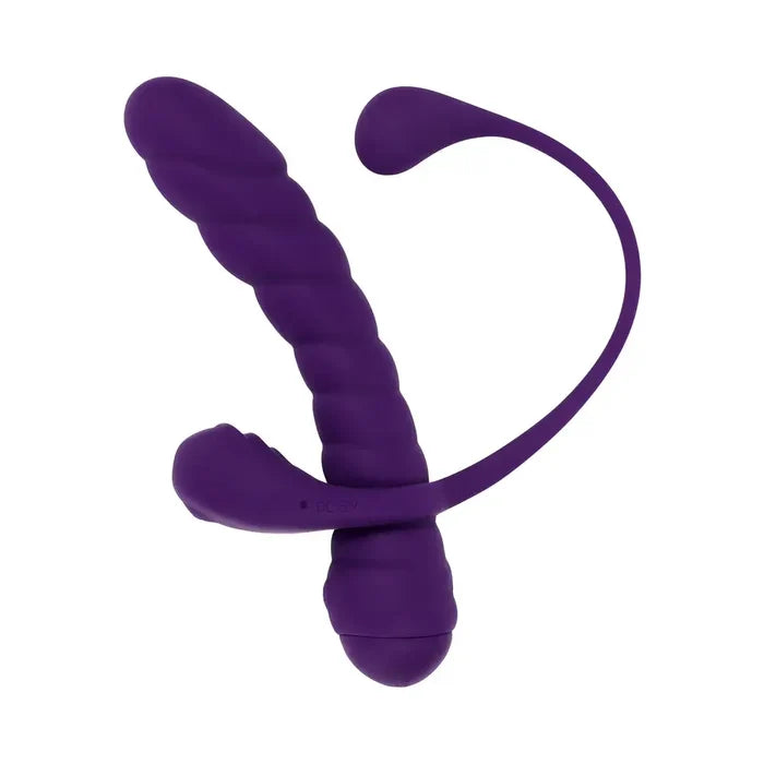Twisted Playground Triple Stimulator Vibrator - Purple