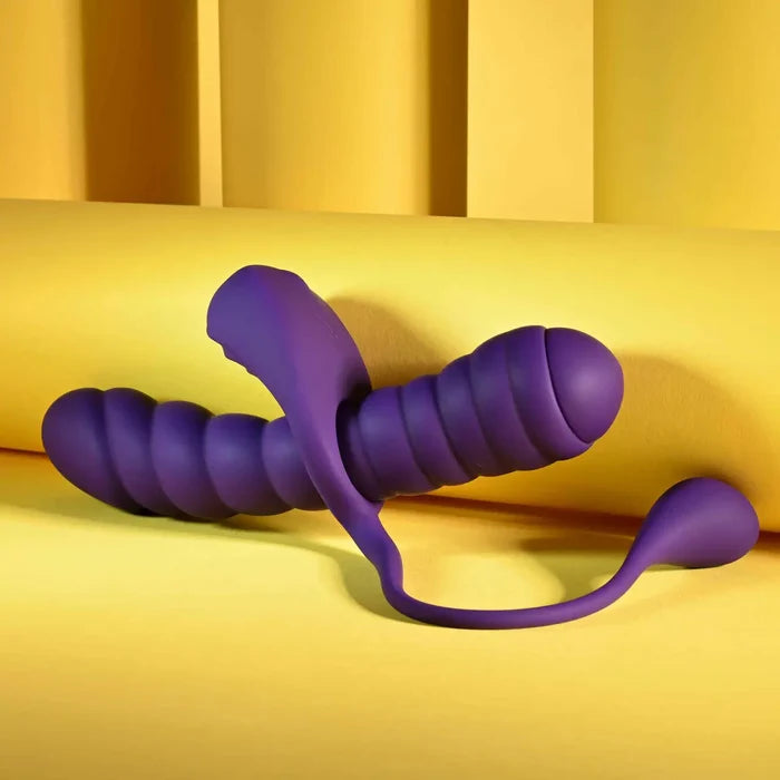 Twisted Playground Triple Stimulator Vibrator - Purple