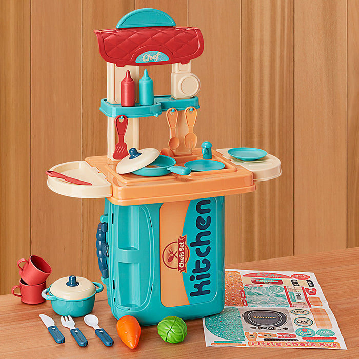 Portable Chef Kitchen Playset