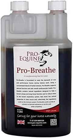 Pro-Equine Pro-Breathe 500ml bottle of concentrated herbal respiratory syrup for horses