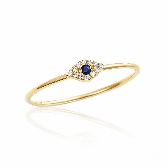 Protection Eye Blue Stone Ring