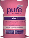 15kg bag of Pure Stud, a low-starch complete feed for breeding horses and youngstock from the Pure Feed Company