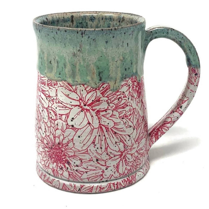 Red Dahlia Mug