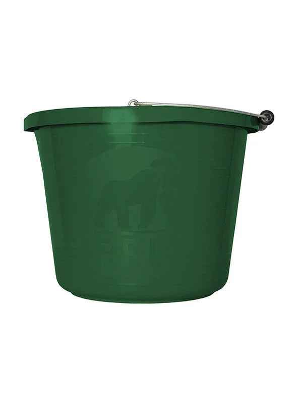 Second view of the green Red Gorilla Premium Bucket showing the ribbed wall and moulded handle grip