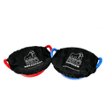 Red Gorilla TubCover Breakfast and Dinner pack in black, two stretch polyester covers with printed labels