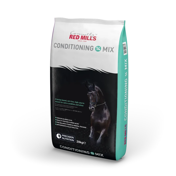 Red Mills 14% Conditioning Mix 20kg bag, oat-free high-calorie muesli for weight gain