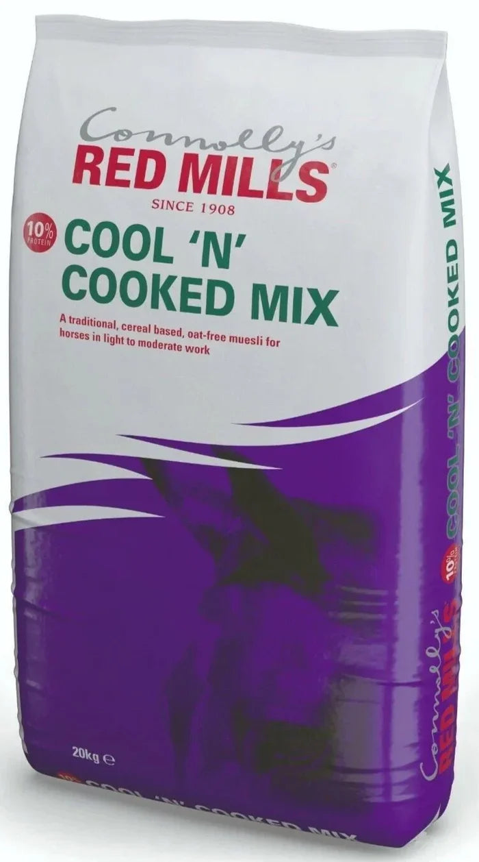 Red Mills Cool 'N' Cooked Mix 20kg bag, oat-free steam-cooked muesli for horses and ponies