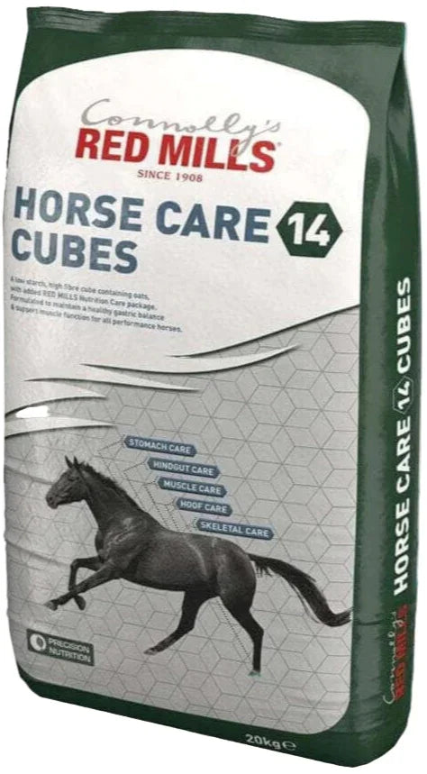 Red Mills Horse Care 14 Cubes bag, high-fibre 14% protein cube for performance and breeding horses
