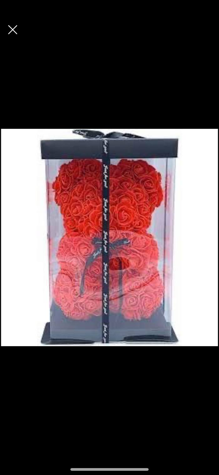 Red rose bear 12 inch Valentine’s Day gift for him her