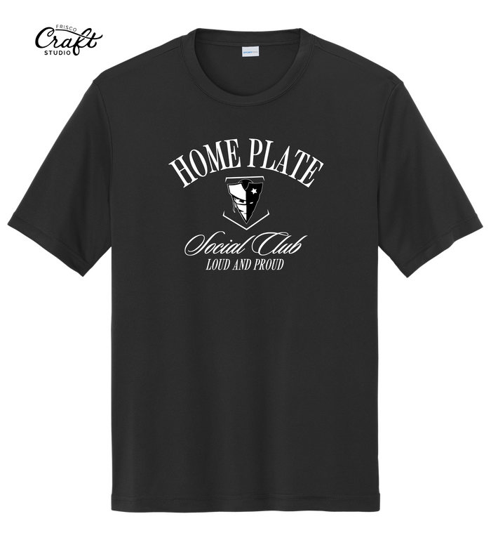 Renegades Home Plate Social Club Short Sleeve Dri-Fit - Black