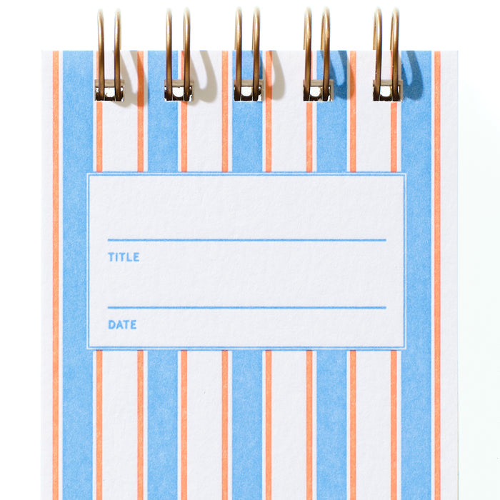 Reporter Notebook - French Stripes