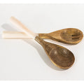 Resin Collection Salad Servers – Cream