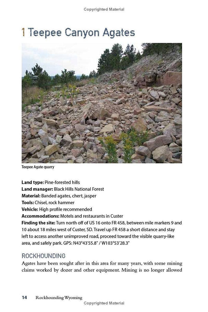 Rockhounding Wyoming: Guide to the State's Best Rockhounding