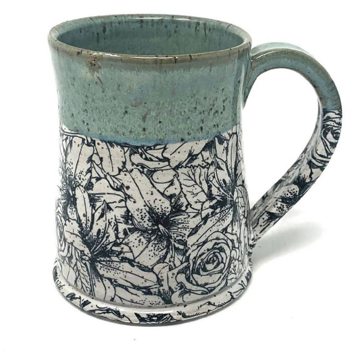 Rose Mug - Black