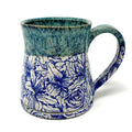 Rose Mug - Blue