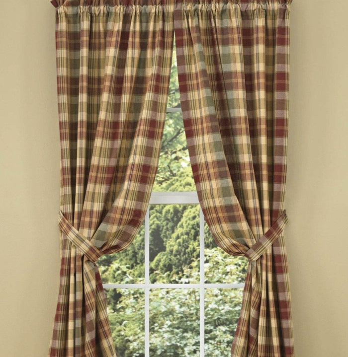 Saffron Long Panel Curtains-Lange General Store