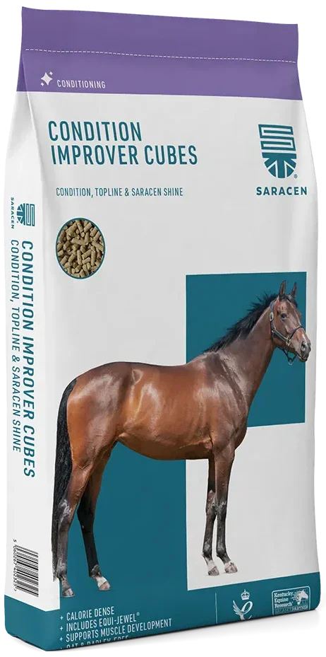 Saracen Condition Improver Cubes 20kg sack of calorie-dense conditioning cubes for horses