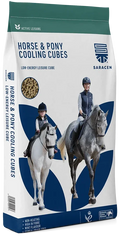 Saracen Horse & Pony Cooling Cubes 20kg sack of non-heating cereal grain free cubes