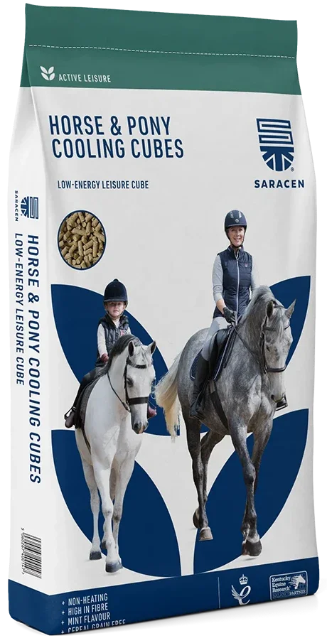 Saracen Horse & Pony Cooling Cubes 20kg sack of non-heating cereal grain free cubes