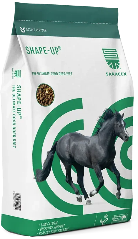 Saracen Shape-Up 20kg sack of low-calorie high-fibre mix for good doers and native ponies