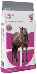 Saracen Veteran Mash 20kg sack of high-fibre quick-soak mash for horses aged 16 and over