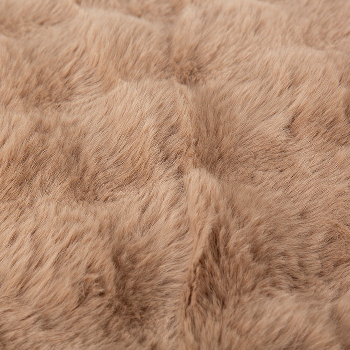 Third view of the Scruffs Alpine taupe mattress, a flat bed with 100% recycled fibre fill