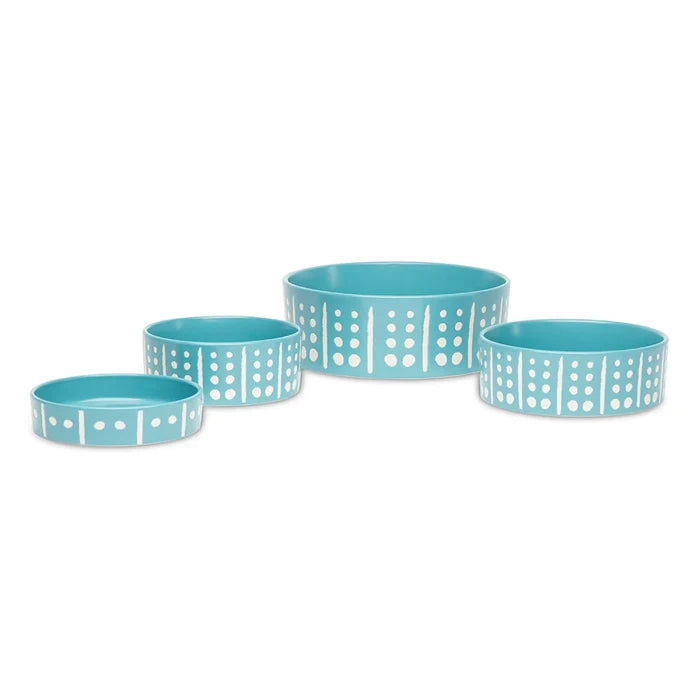 Scruffs Aztec bowls photographed together on a plain background