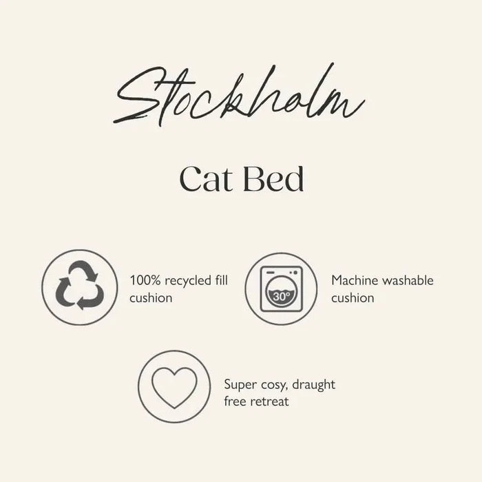 Fourth view of the Scruffs Stockholm felt cone cat bed and its cushion