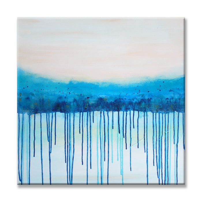 Sea Legs Face' Wrapped Canvas Abstract Wall Art