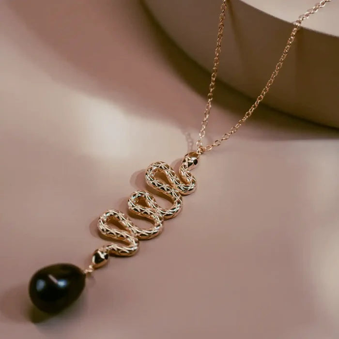 Serpent Drop Necklace