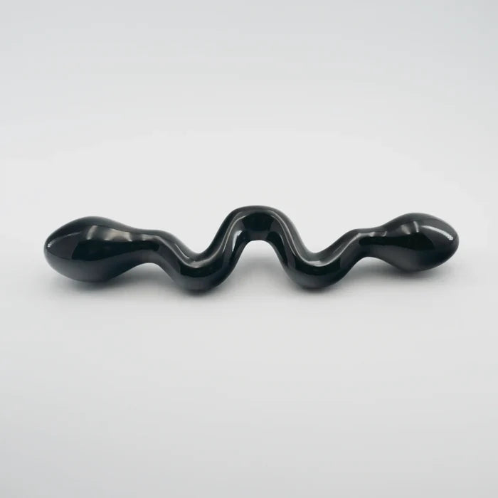 Serpentine Black Obsidian Wand / 10’’ Dildo