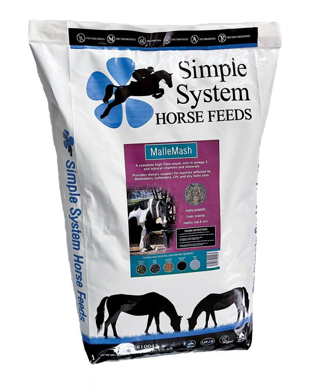 Simple System MalleMash Omega 3 skin support mash for feathered breeds, 15kg bag