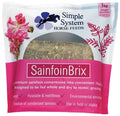 Simple System SainfoinBrix single 1kg compressed pure sainfoin forage block