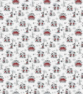 Mickey & Minnie Mouse Vintage Romance Cotton Fabric