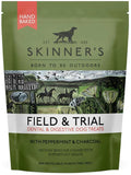 Skinner's Field & Trial Dental & Digestive dog treats, retail box of eight 90g pouches