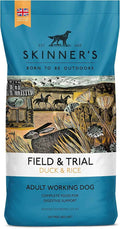 Skinner's Field & Trial Duck & Rice complete dry dog food in a 15kg sack