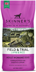Skinner's Field & Trial Lamb & Rice 2.5kg bag of complete dry dog food