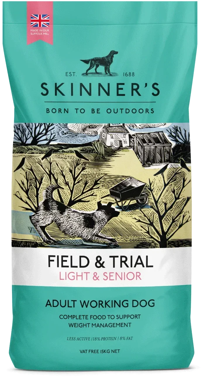 Skinner's Field & Trial Light & Senior complete dry dog food, 15kg bag