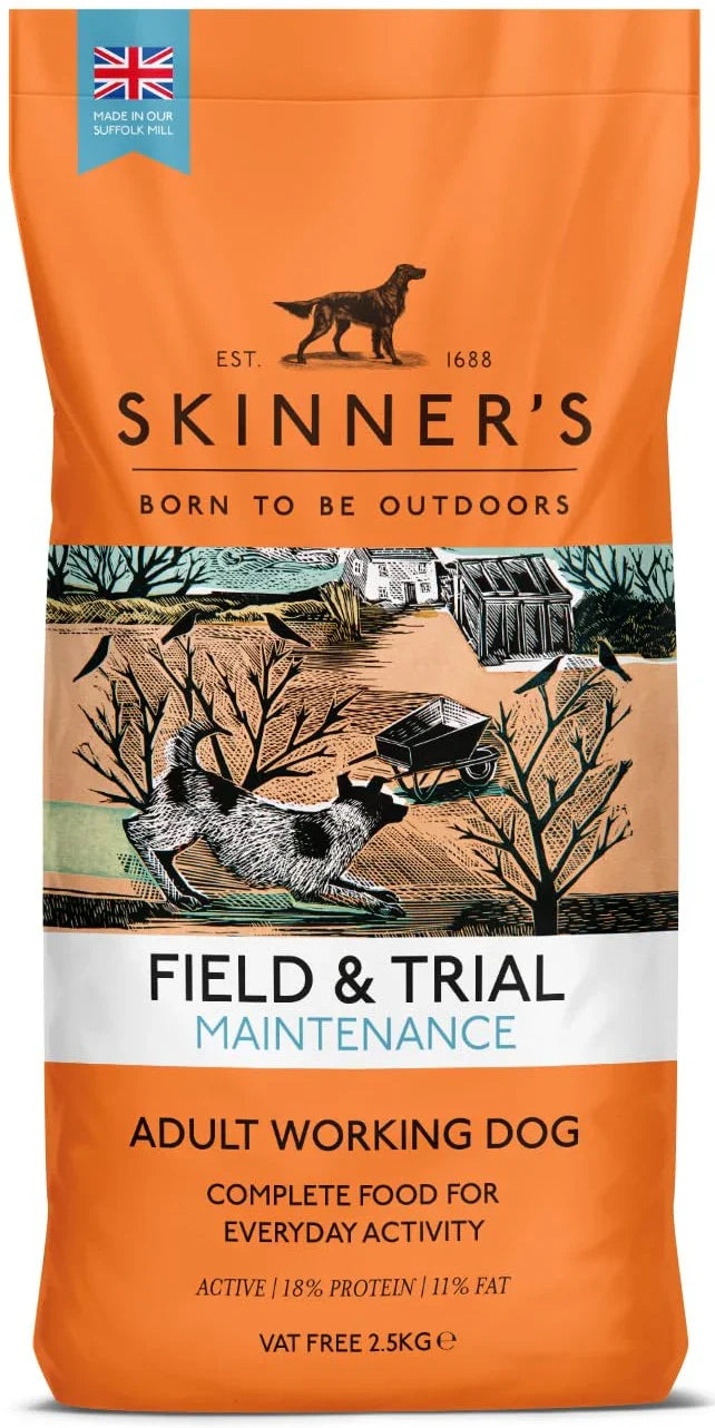 Skinner's Field & Trial Maintenance 2.5kg bag of complete dry working dog food