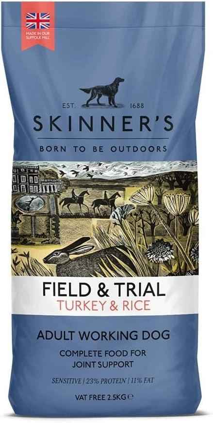 Skinner's Field & Trial Turkey and Rice working dog food with Joint Aid, 2.5kg bag