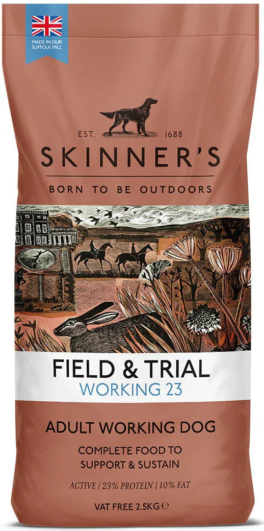 Skinner's Field & Trial Working 23 2.5kg bag of complete dry working dog food