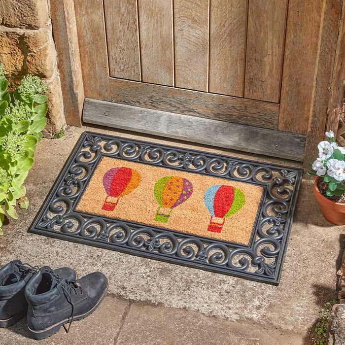 Second view of the Balloons Decoir coir insert mat