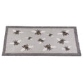 Smart Garden Busy Bees Ritzy Rug, an absorbent indoor mat of 45 by 75cm with a bee print